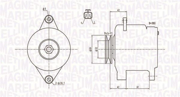 063731615010 Magneti Marelli Генератор автомобильный